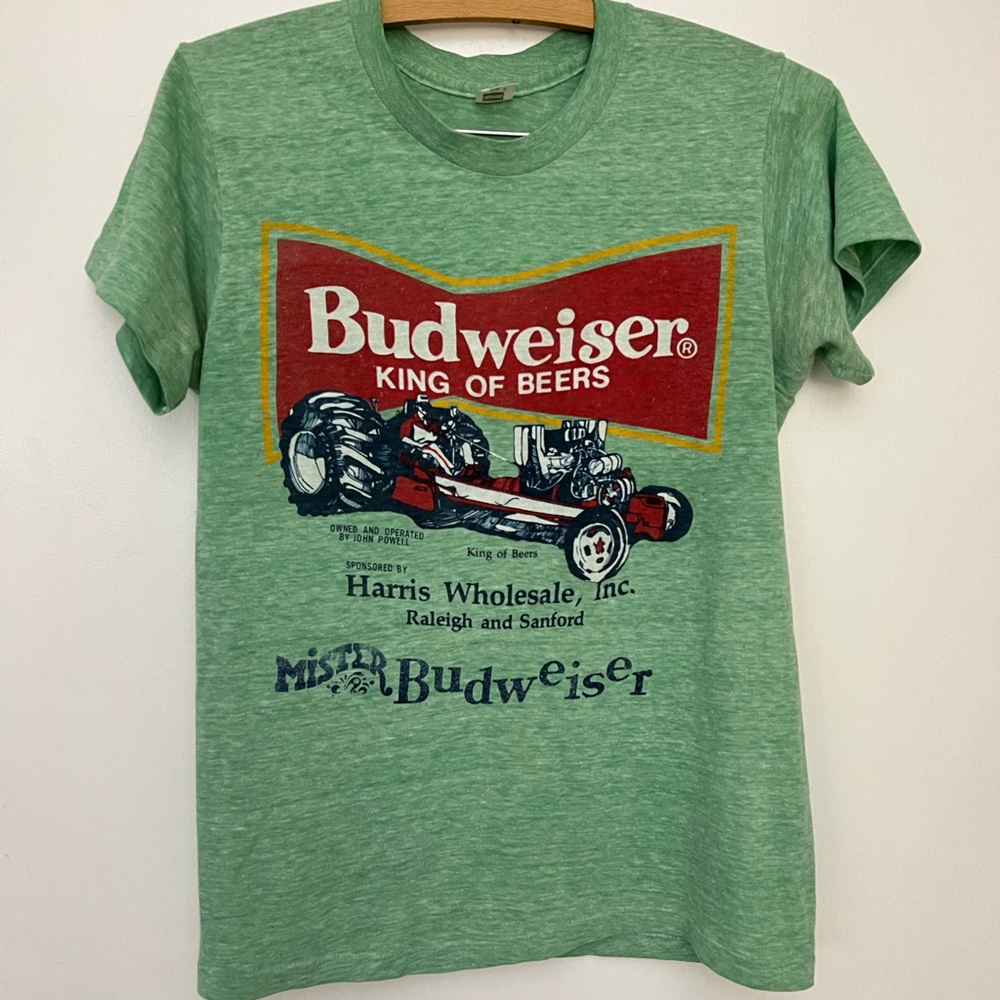 Vintage Budweiser T-Shirt For all you do here’s a bud for you